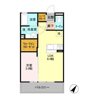 D-room ibuki【2階】の間取り
