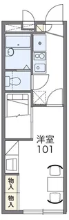 ウィータ【1階】の間取り