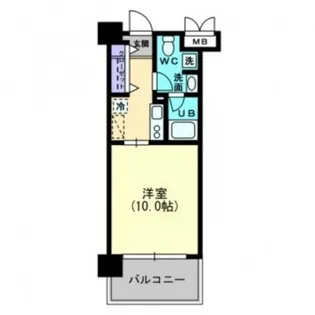 AXiS伊島【5階】の間取り