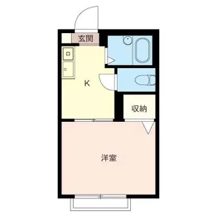 ニューライフ三ツ境A【1階】の間取り