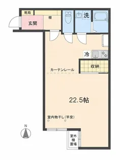 バウムハウス本宿【3階】の間取り