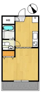 ビラヤワタ【2階】の間取り