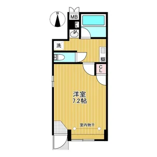 ジュネスアベニールA【1階】の間取り