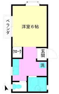 ハイツ前澤【2階】の間取り