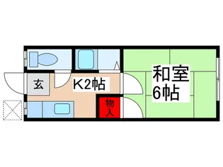 小池コ-ポ【1階】の間取り
