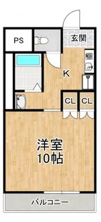 フルーリ深井【3階】の間取り