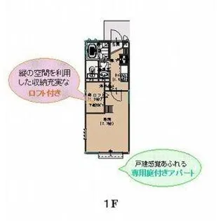Kiratech White(キラテック ホワイト)【1階】の間取り
