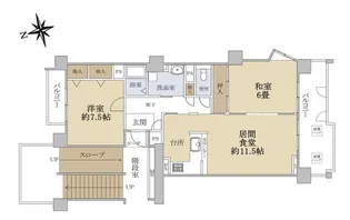 あべのセレサ【5階】の間取り