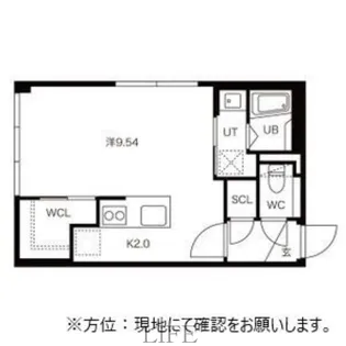ブランコ新札幌【4階】の間取り