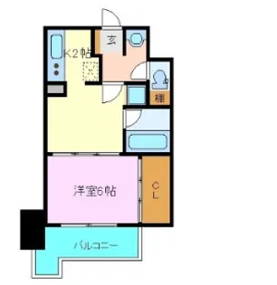 平和マンション北仙台【6階】の間取り