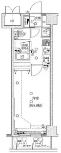 グランティアラ浅草【2階】の間取り