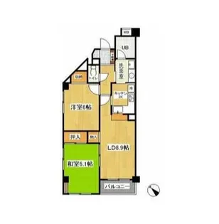 グランディつつじ【2階】の間取り