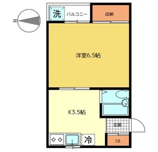 ハイツシルヴィア【3階】の間取り