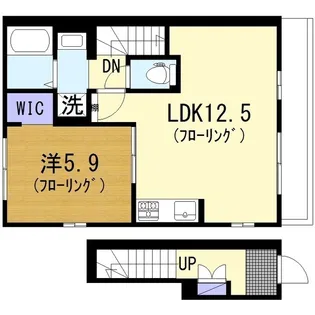 ブランフィルズ鶴間【2階】の間取り