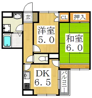 ブランメゾン宮塚【3階】の間取り
