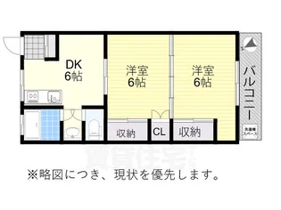 第1小菊荘【2階】の間取り