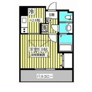 HF仙台レジデンスEAST【7階】の間取り