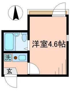 ソレイユ北砂【2階】の間取り