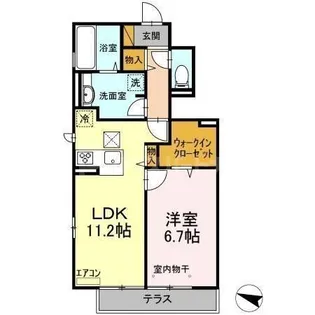 コートヴィラ【1階】の間取り