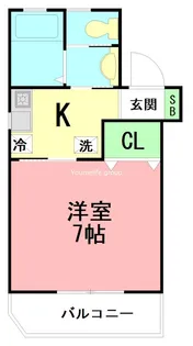 メゾンHIRO【2階】の間取り