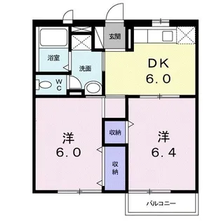 エスポワール A【2階】の間取り