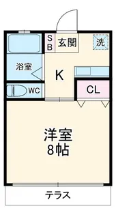 きよすみハイツ【2階】の間取り