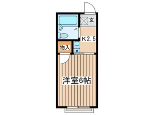ピースハウスI【2階】の間取り