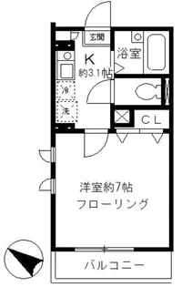 ニューグリーンハウス【2階】の間取り