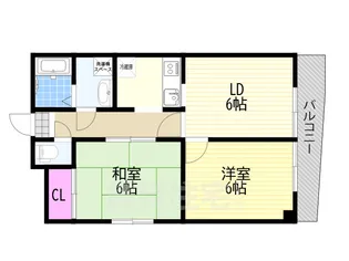 ルミエール福島【8階】の間取り