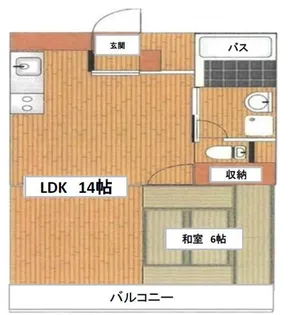 ヴィラ高砂【3階】の間取り