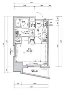 スパシエジーベック亀戸【3階】の間取り