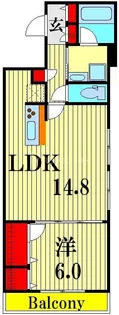 ブランソワ【3階】の間取り