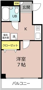 E’Sハイツ【3階】の間取り