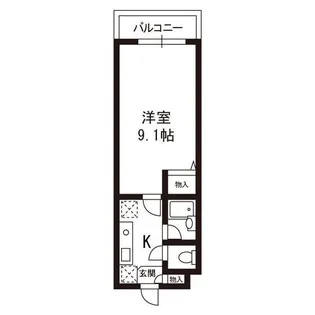ガーデンヒルズ麻生【1階】の間取り