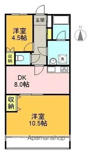 ヴィラフロンティア【3階】の間取り