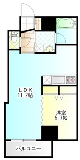ボヌール【5階】の間取り