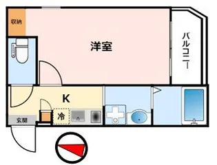 レジェンド根岸【2階】の間取り