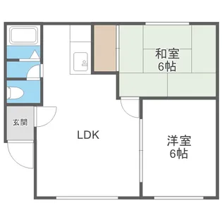 ドリームパレス【2階】の間取り
