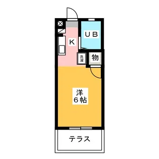 村瀬ハイツ1【1階】の間取り