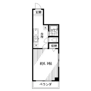 エスポワール浅草【4階】の間取り