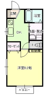 ゴスホークC【2階】の間取り