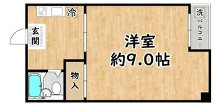 野里パークハイム【2階】の間取り