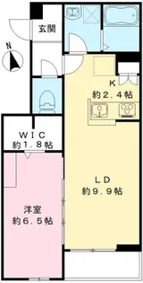 フローレス【2階】の間取り
