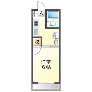 ラ・パルテール山北【1階】の間取り