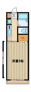 ケンコーポラス【1階】の間取り