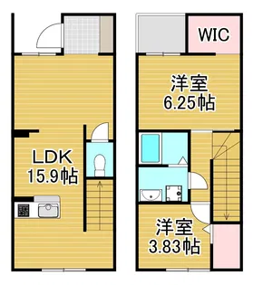 N-TERRACE黄金町【1階】の間取り