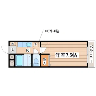 ヴァルーンレイム13【2階】の間取り