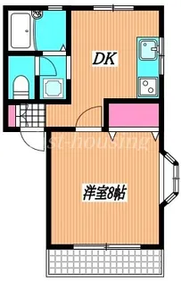 石川コーポIII【2階】の間取り