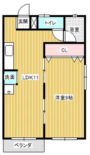 栄マンション【2階】の間取り