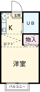 レジデンス北五味塚【2階】の間取り